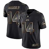 Nike Jets 14 Sam Darnold Black Gold Vapor Untouchable Limited Jersey Dyin,baseball caps,new era cap wholesale,wholesale hats
